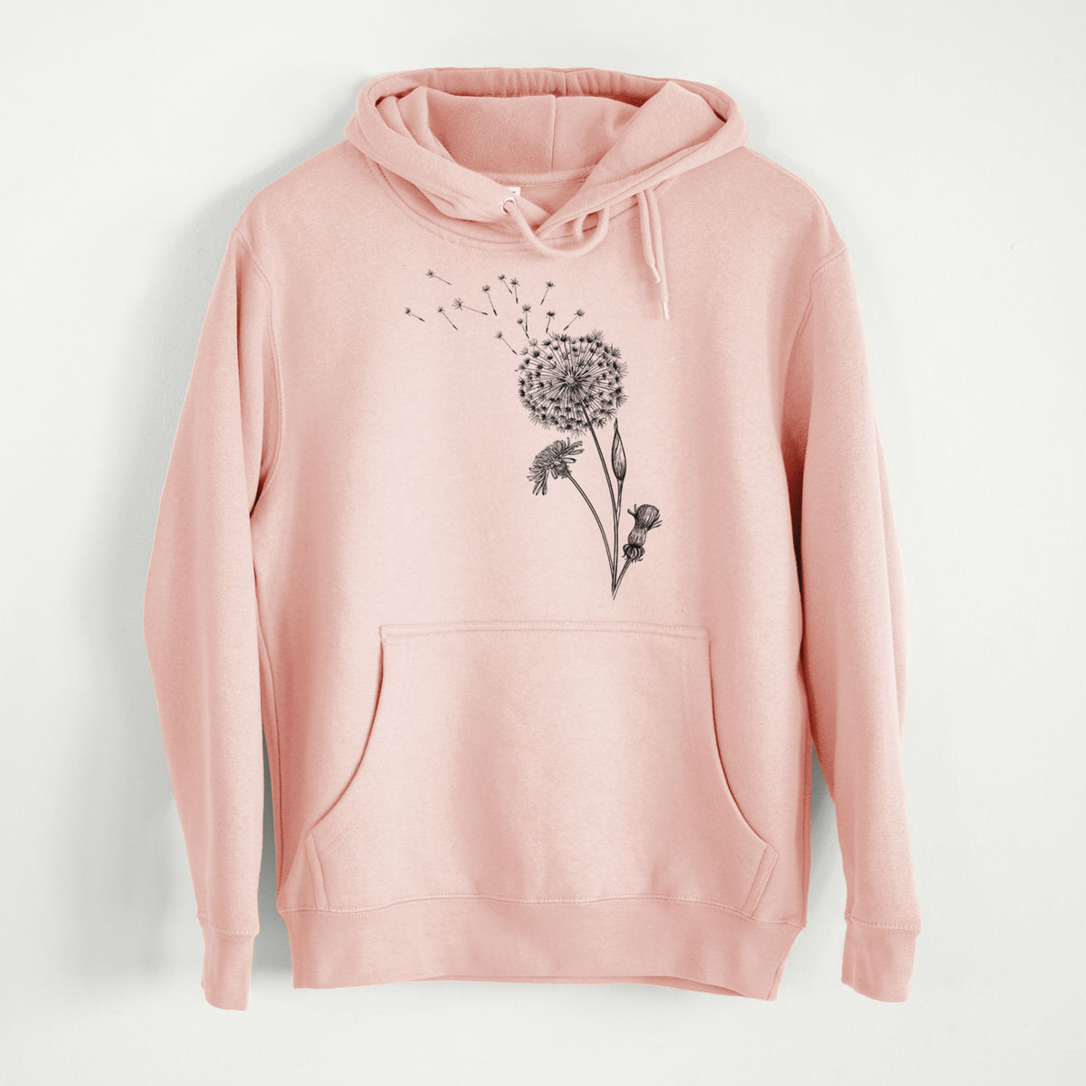 Common Dandelion - Taraxacum officinale  - Mid-Weight Unisex Premium Blend Hoodie