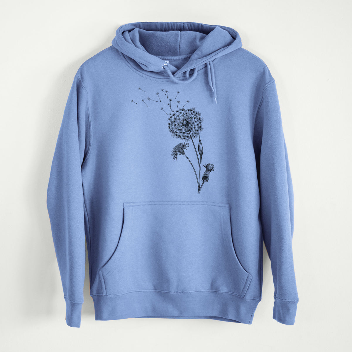 Common Dandelion - Taraxacum officinale  - Mid-Weight Unisex Premium Blend Hoodie