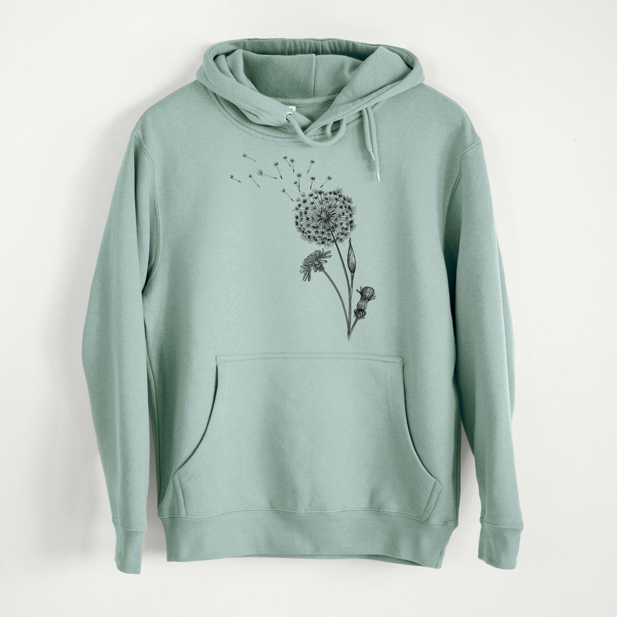 Common Dandelion - Taraxacum officinale  - Mid-Weight Unisex Premium Blend Hoodie