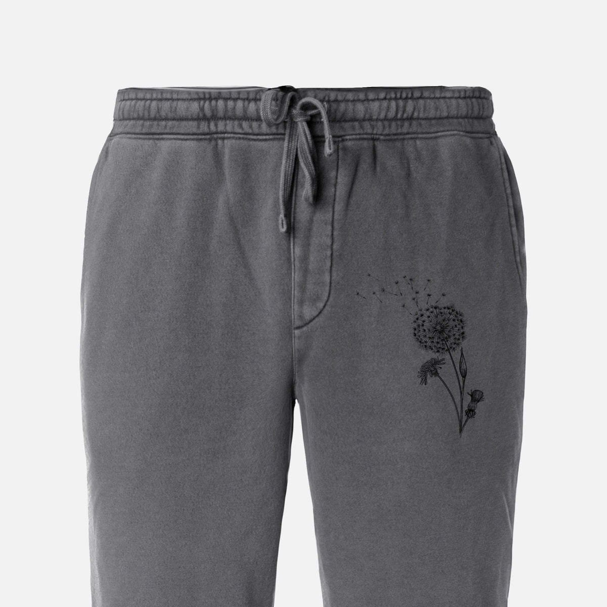 Common Dandelion - Taraxacum officinale - Unisex Pigment Dyed Sweatpants