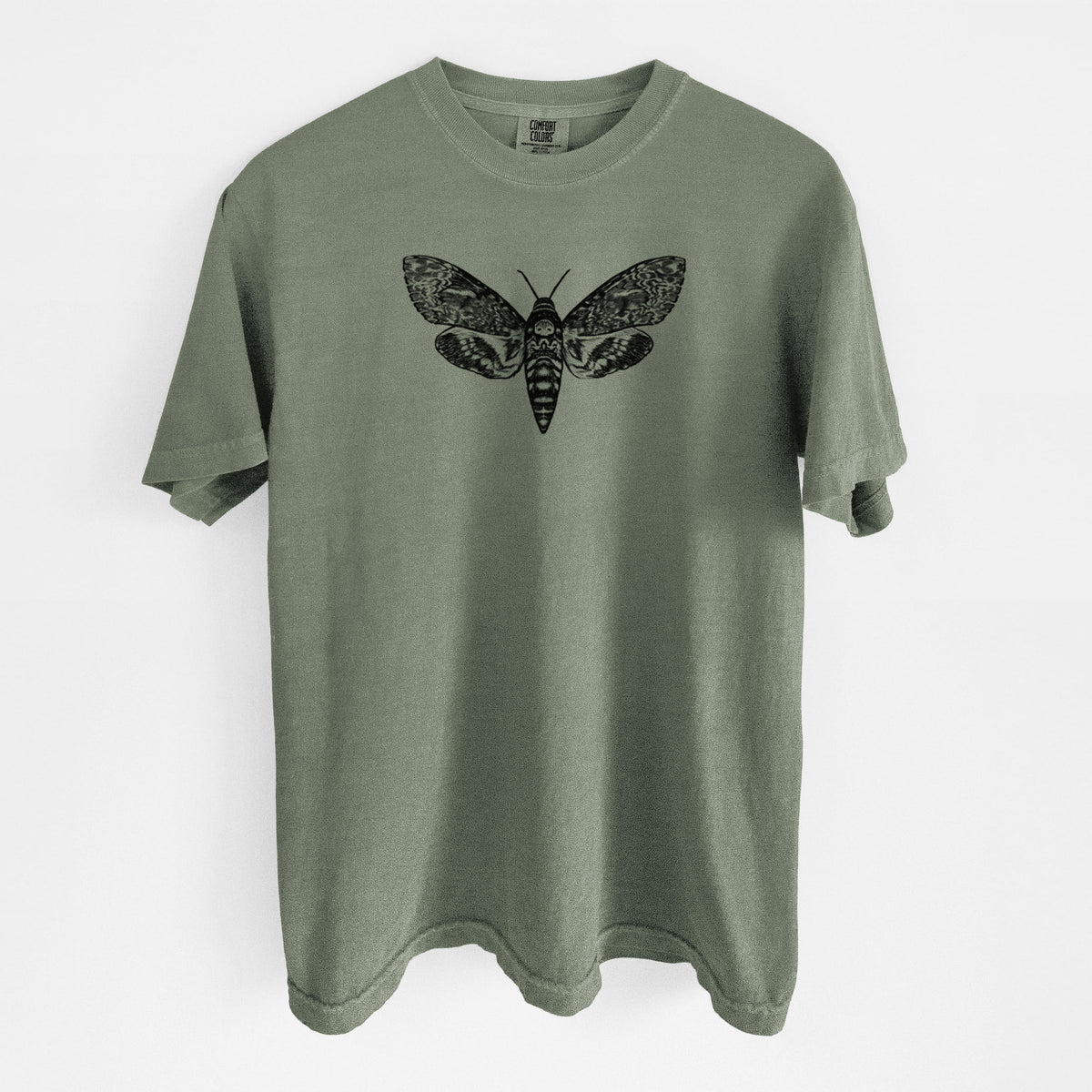 Death's-head Hawkmoth - Acherontia atropos - Unisex Comfort Colors Garment-Dyed Heavyweight T-shirt