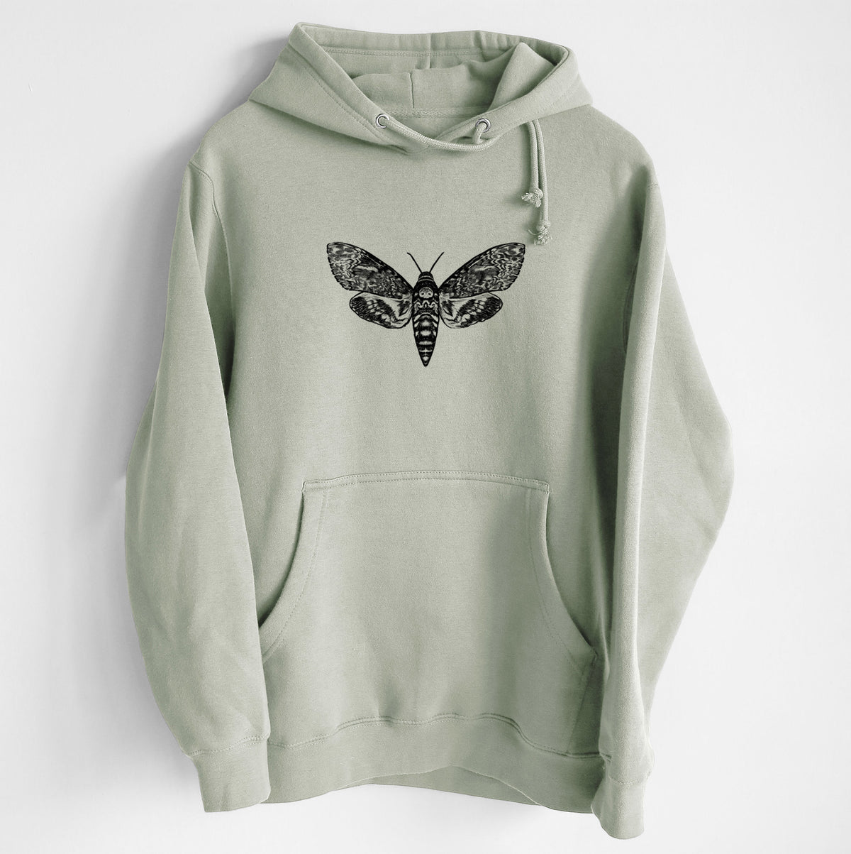 Death's-head Hawkmoth - Acherontia atropos - Heavyweight Fleece Hoodie