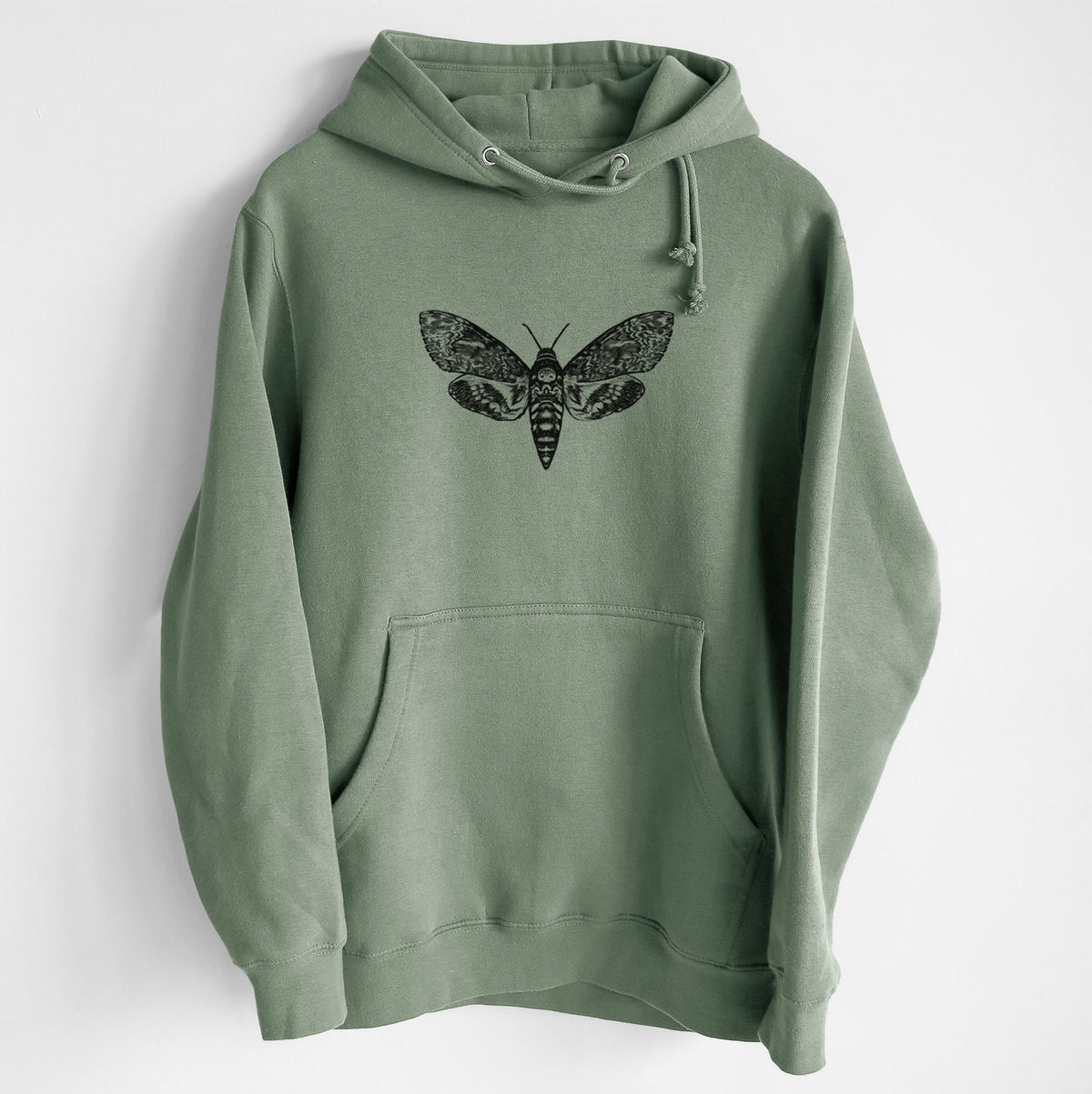 Death's-head Hawkmoth - Acherontia atropos - Heavyweight Fleece Hoodie