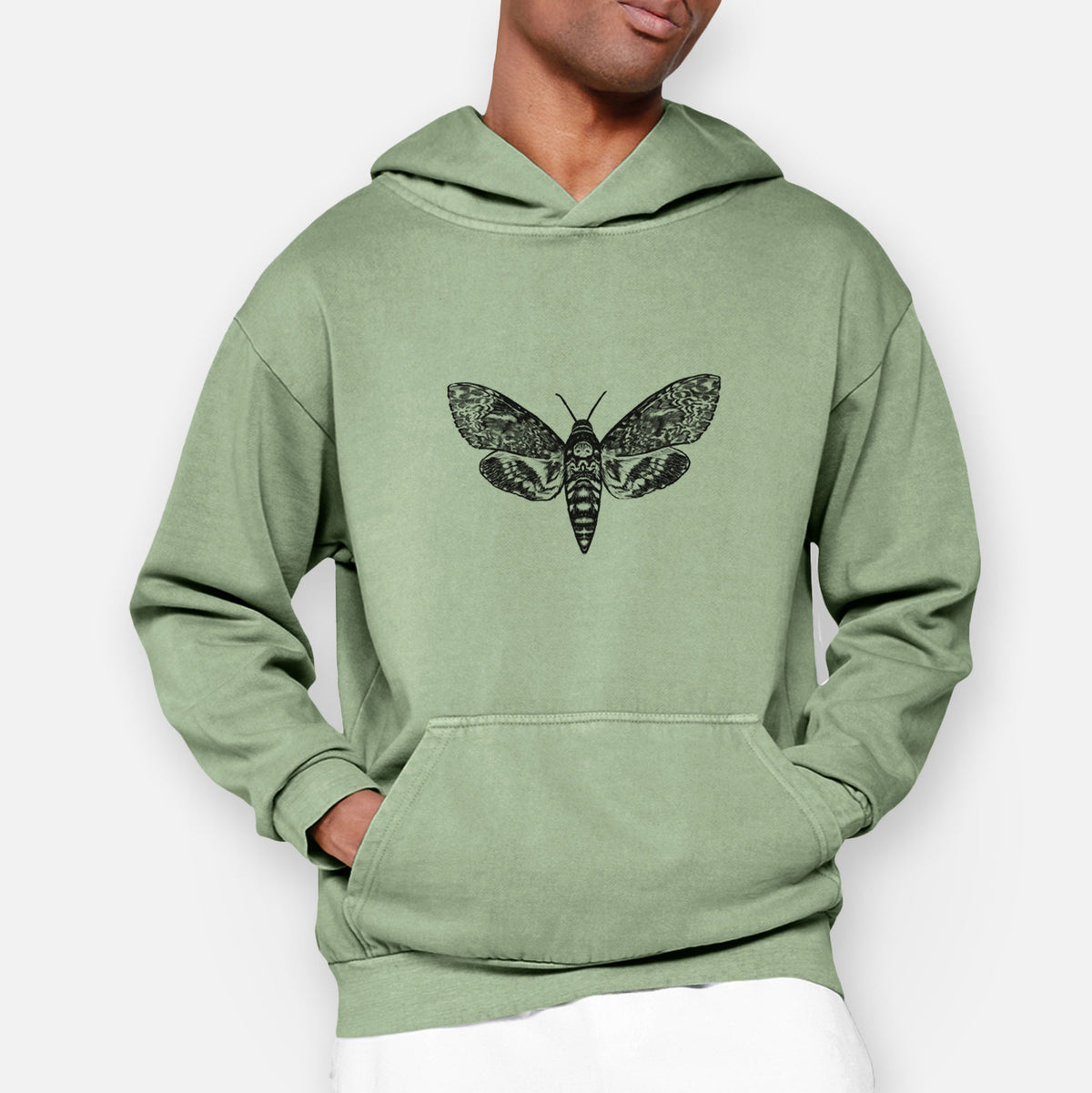 Death&#39;s-head Hawkmoth - Acherontia atropos  - Urban Heavyweight Hoodie