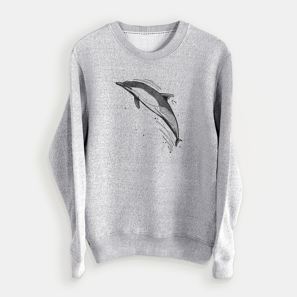 Short-Beaked Common Dolphin - Delphinus delphis - Knit Sweatshirt