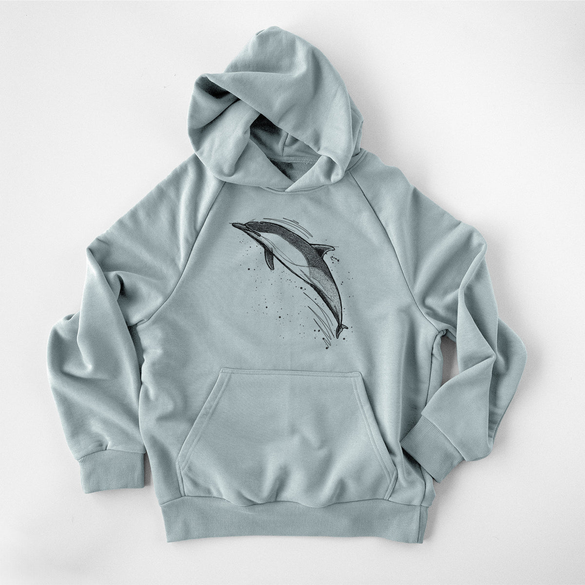 Short-Beaked Common Dolphin - Delphinus delphis - UltraLuxe Heavyweight French Terry Hoodie