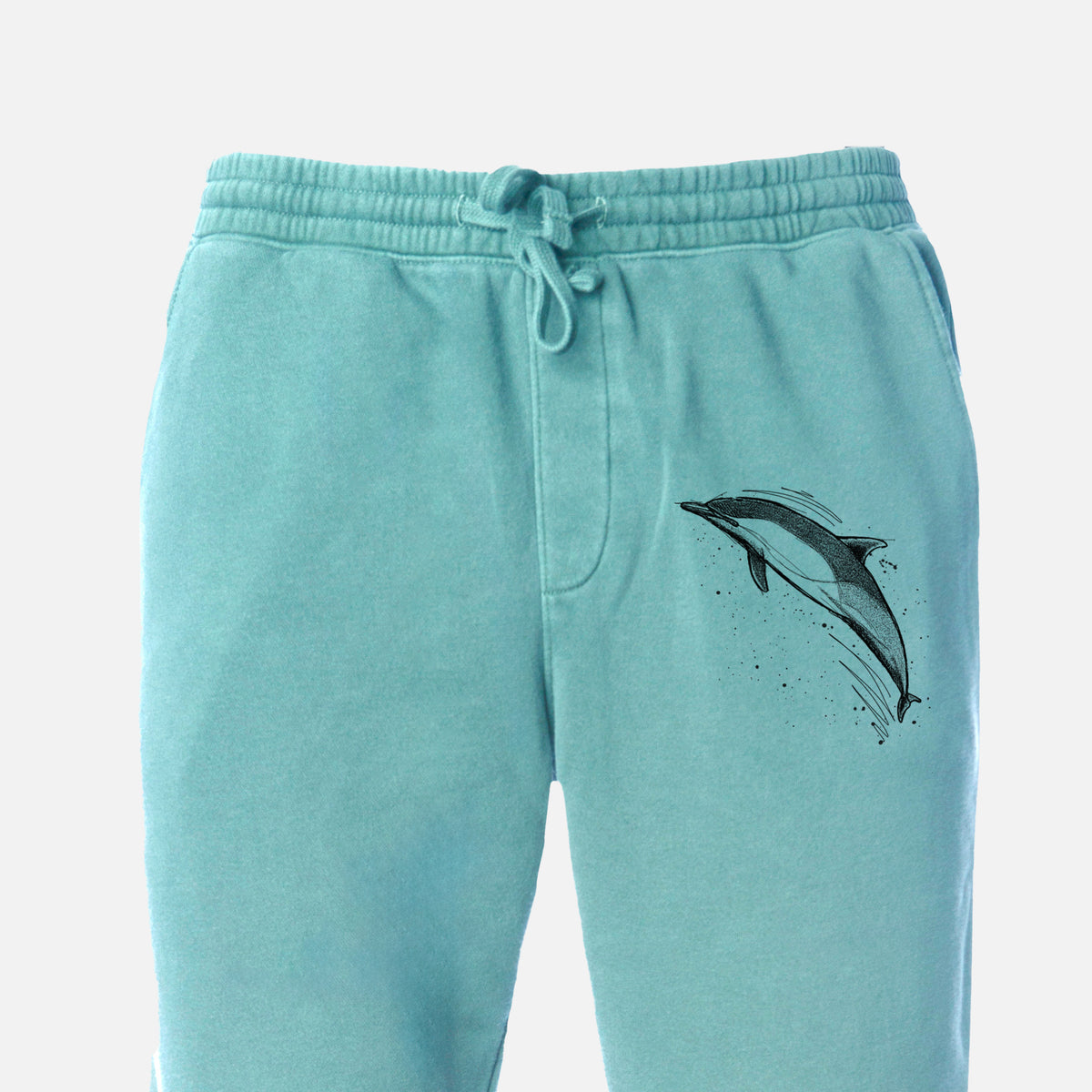 Short-Beaked Common Dolphin - Delphinus delphis - Unisex Pigment Dyed Sweatpants