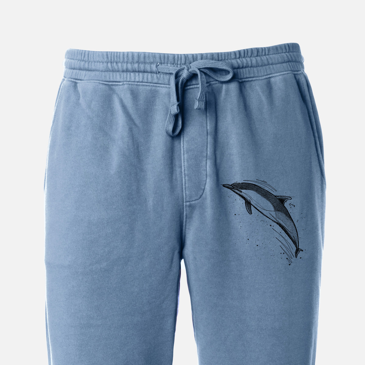 Short-Beaked Common Dolphin - Delphinus delphis - Unisex Pigment Dyed Sweatpants