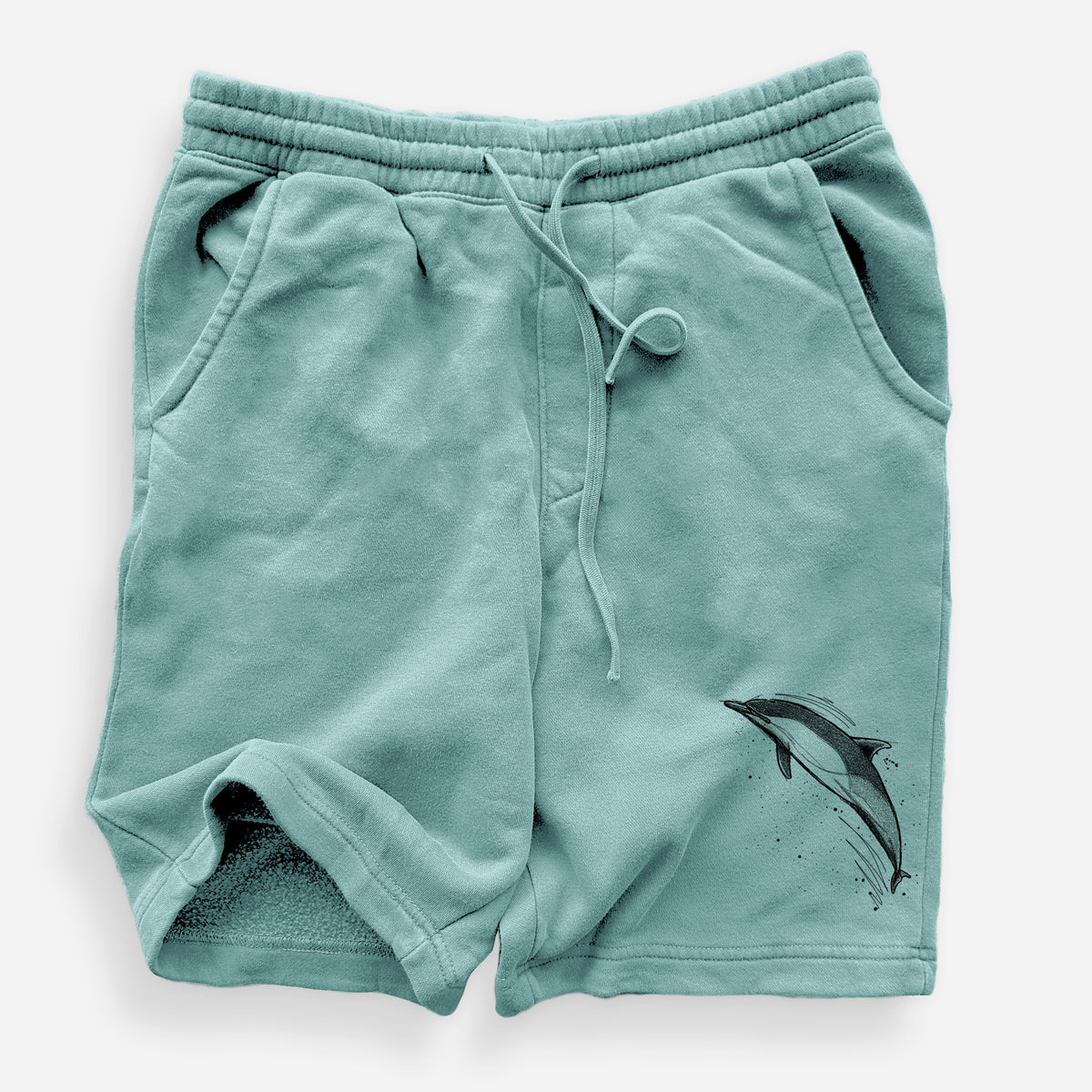 Short-Beaked Common Dolphin - Delphinus delphis - Unisex Pigment Dyed Shorts