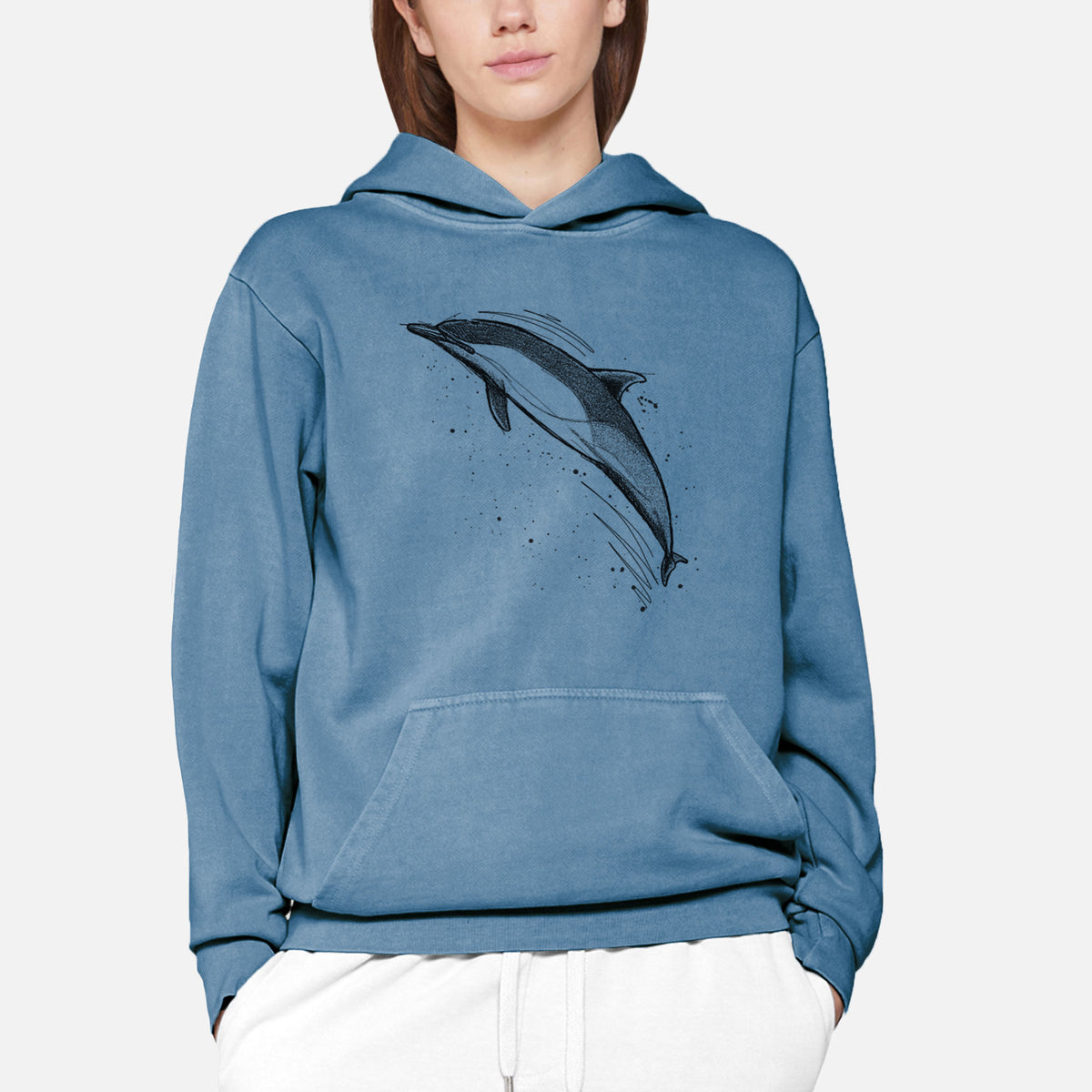 Short-Beaked Common Dolphin - Delphinus delphis  - Urban Heavyweight Hoodie