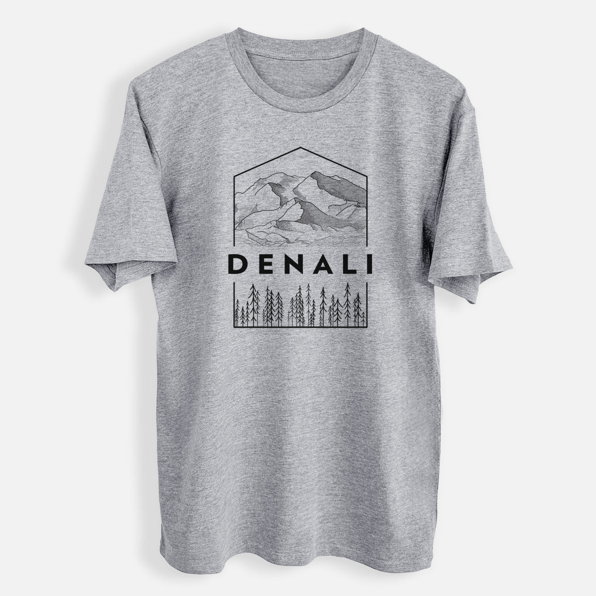 Denali Mountain - Denali National Park - Mens Everyday Staple Tee