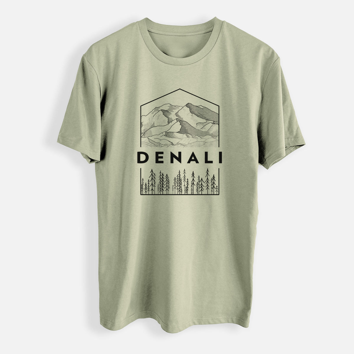 Denali Mountain - Denali National Park - Mens Everyday Staple Tee