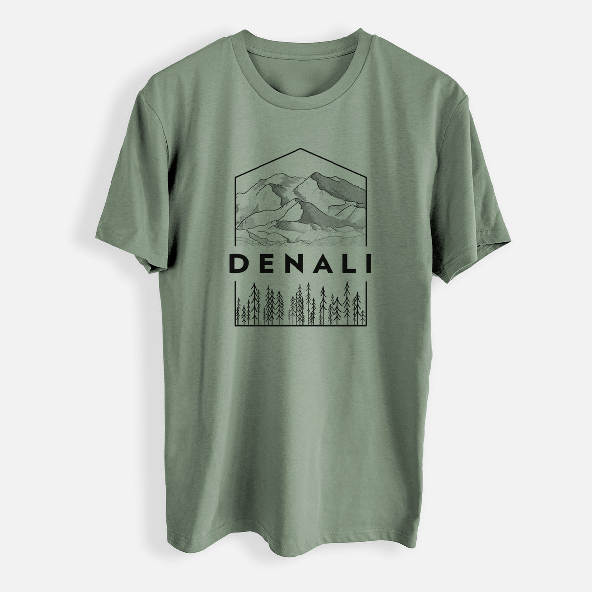 Denali Mountain - Denali National Park - Mens Everyday Staple Tee