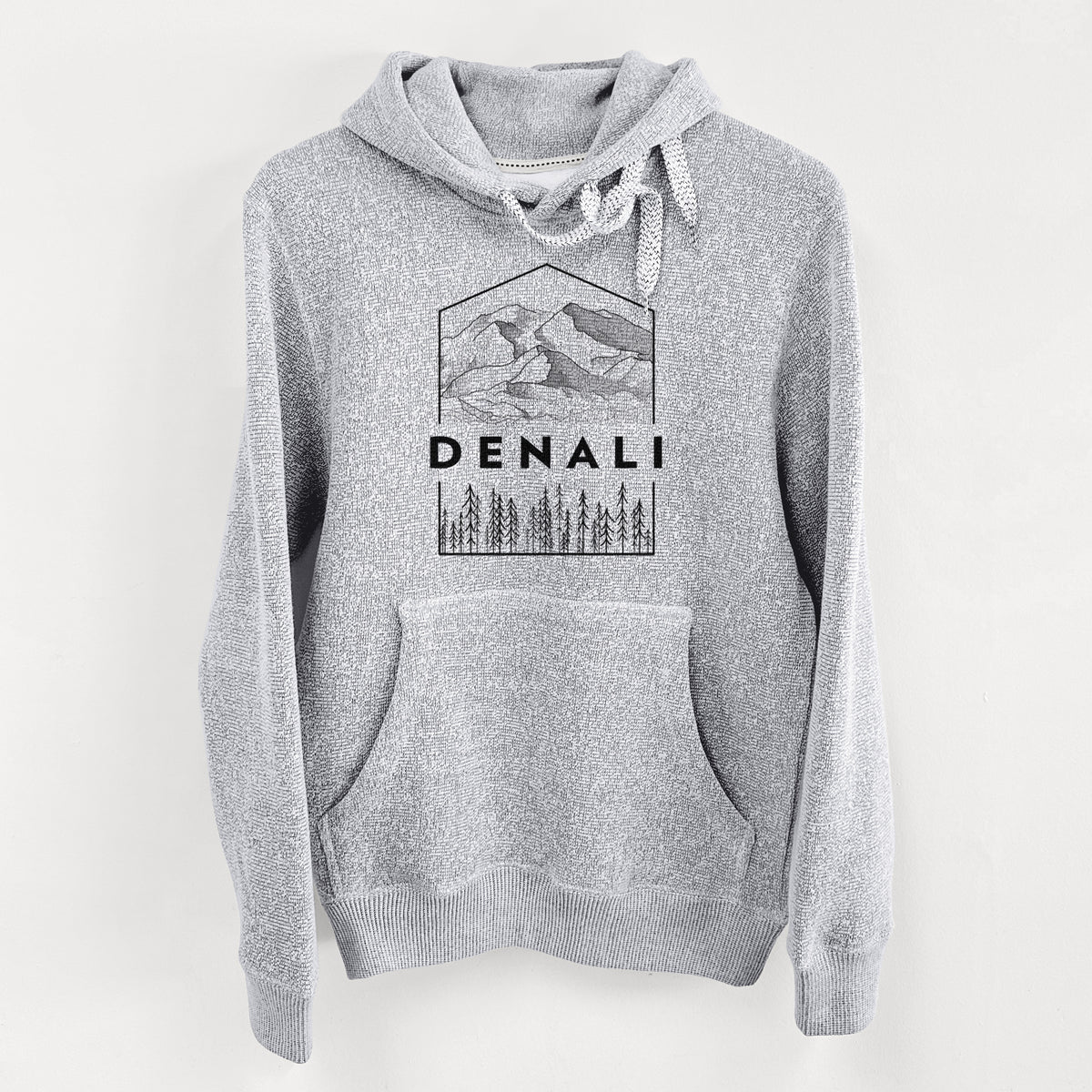 Denali Mountain - Denali National Park - Knit Hoodie