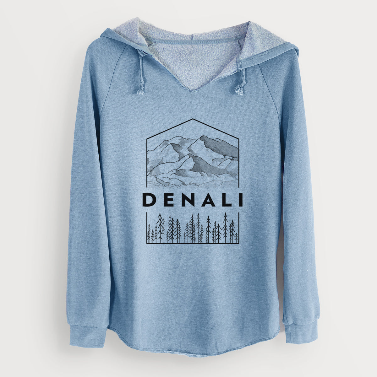 Denali Mountain - Denali National Park - Cali Wave Hooded Sweatshirt