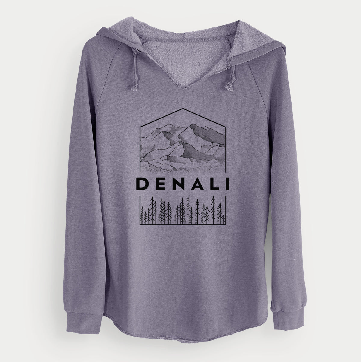Denali Mountain - Denali National Park - Cali Wave Hooded Sweatshirt
