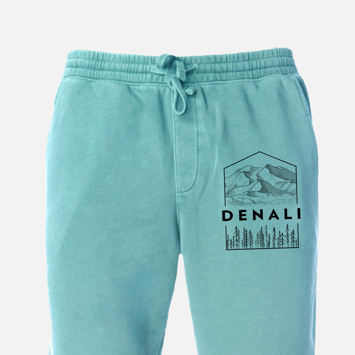 Denali Mountain - Denali National Park - Unisex Pigment Dyed Sweatpants