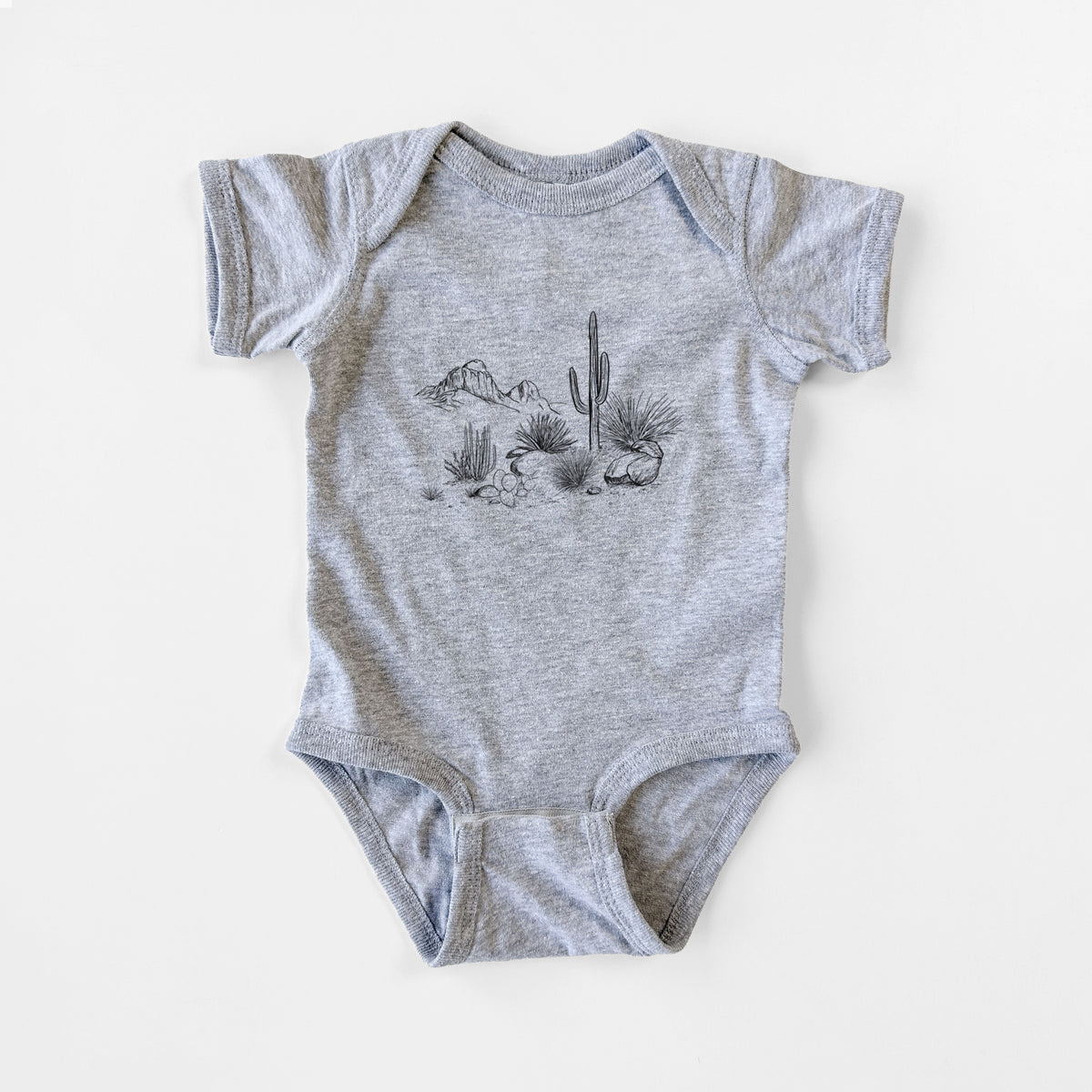 Desert Landscape - Baby Fine Jersey Bodysuit