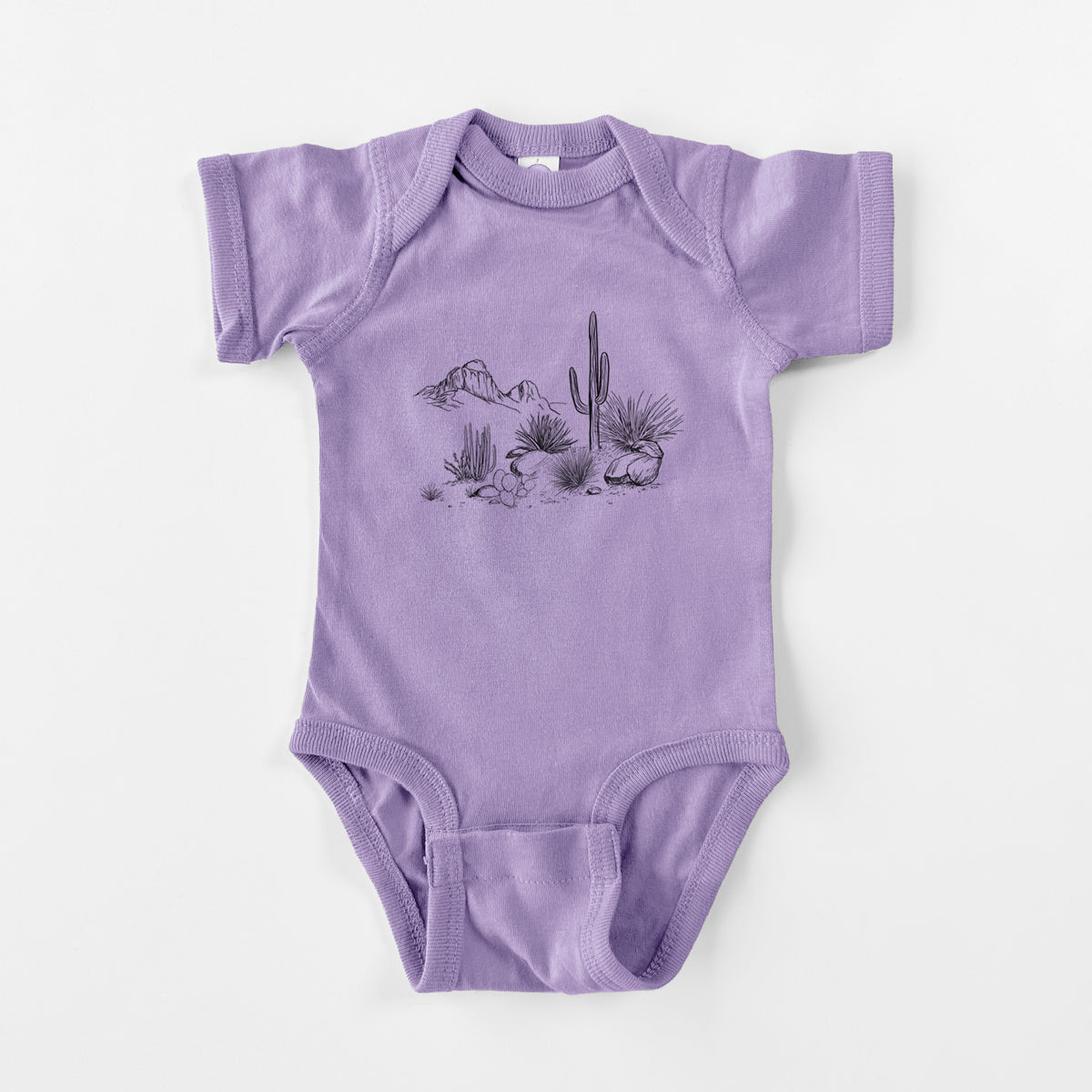 Desert Landscape - Baby Fine Jersey Bodysuit
