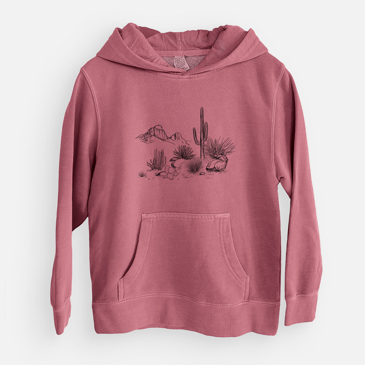 Desert Landscape - Youth Pigment Dyed Hoodie