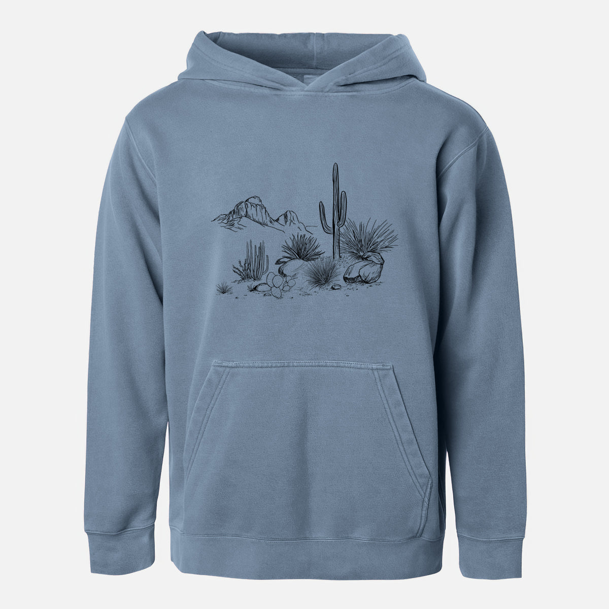 Desert Landscape - Youth Pigment Dyed Hoodie