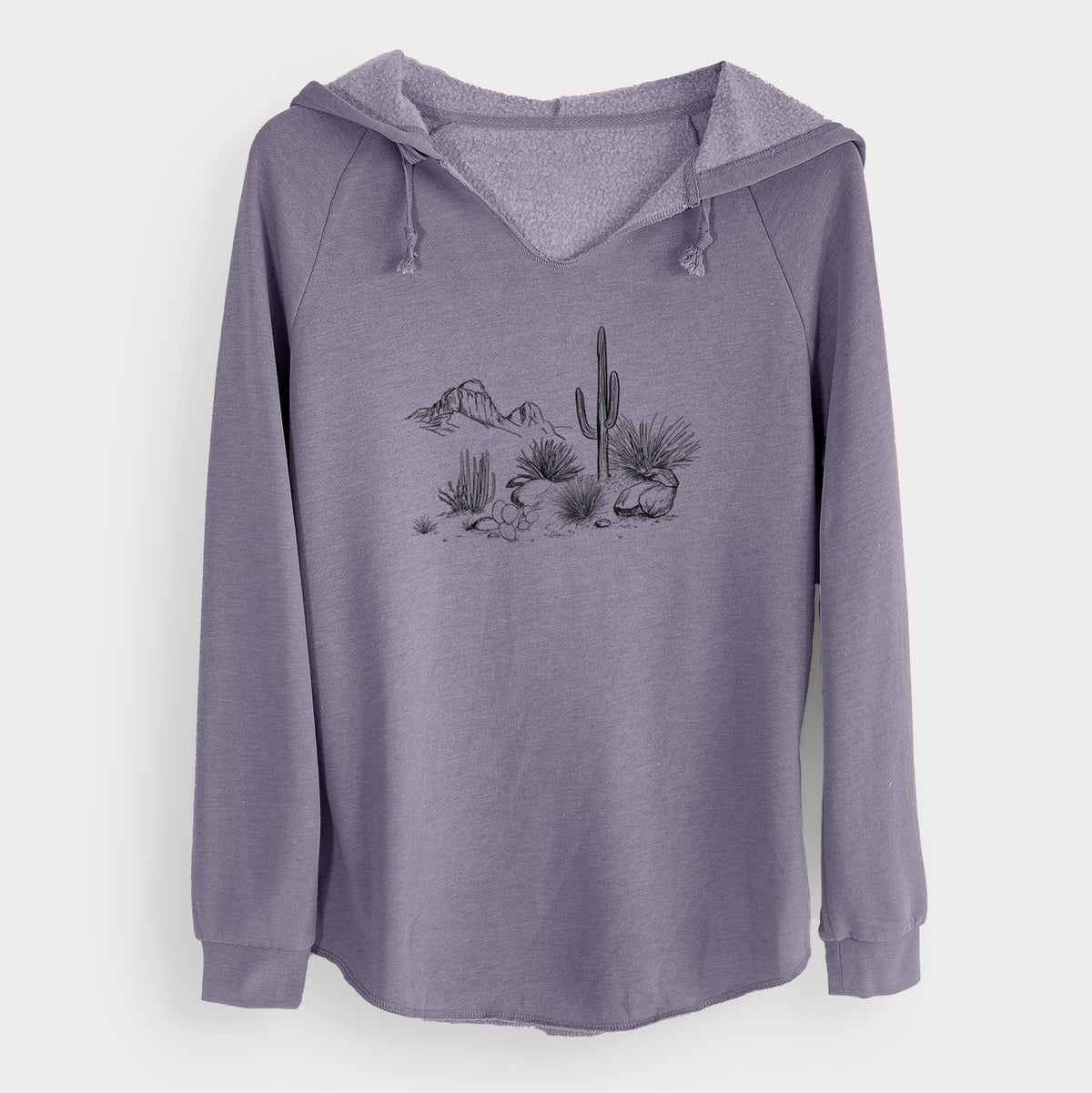 Desert Landscape - Cali Wave Hooded Sweatshirt