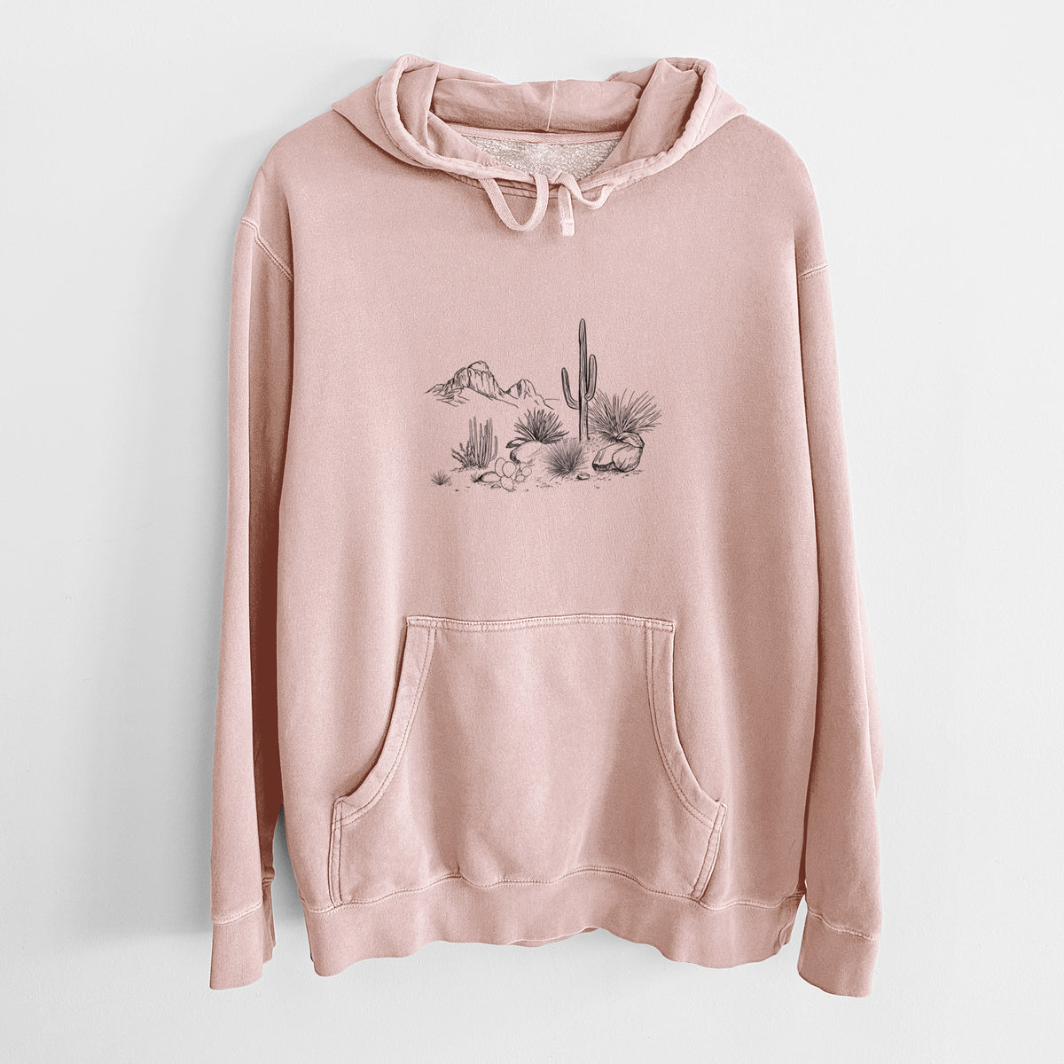 Desert Landscape - Unisex Pigment Dyed Hoodie