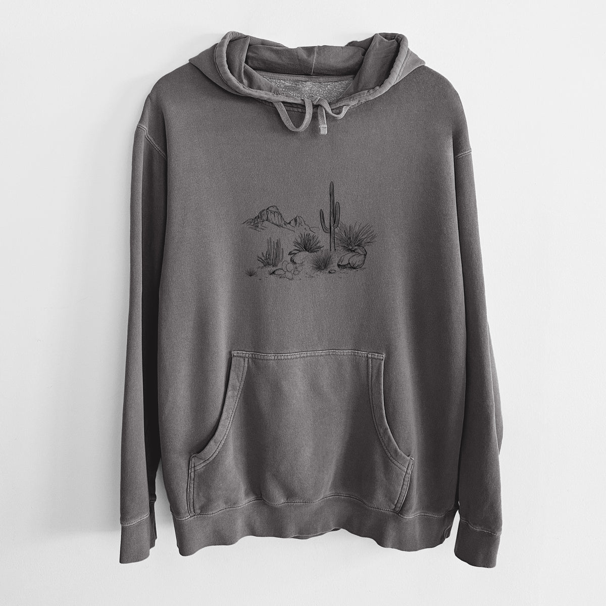 Desert Landscape - Unisex Pigment Dyed Hoodie