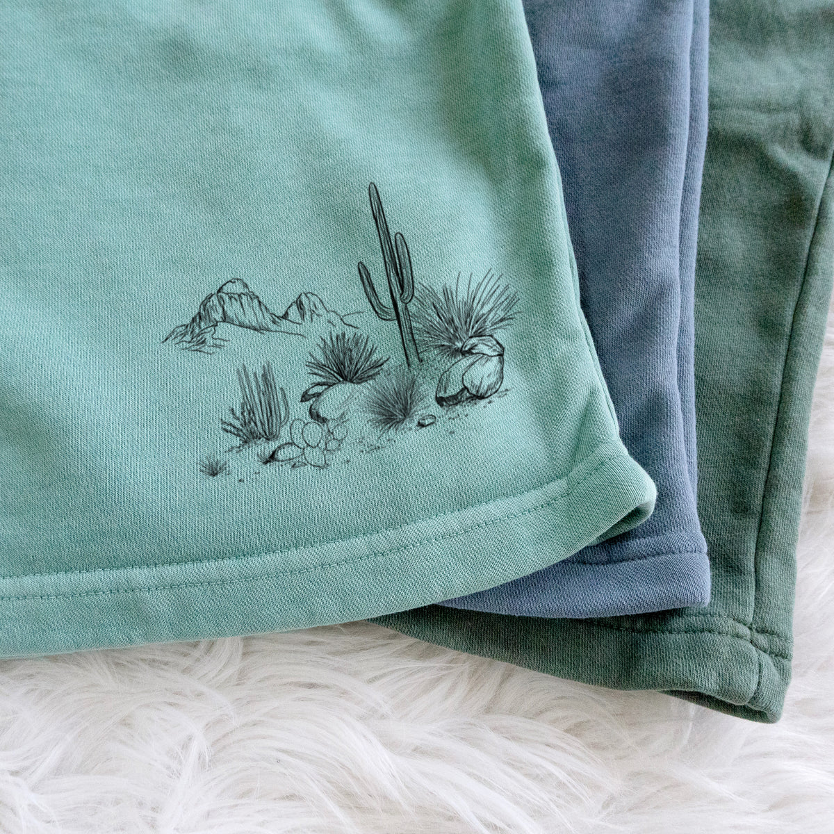 Desert Landscape - Unisex Pigment Dyed Shorts