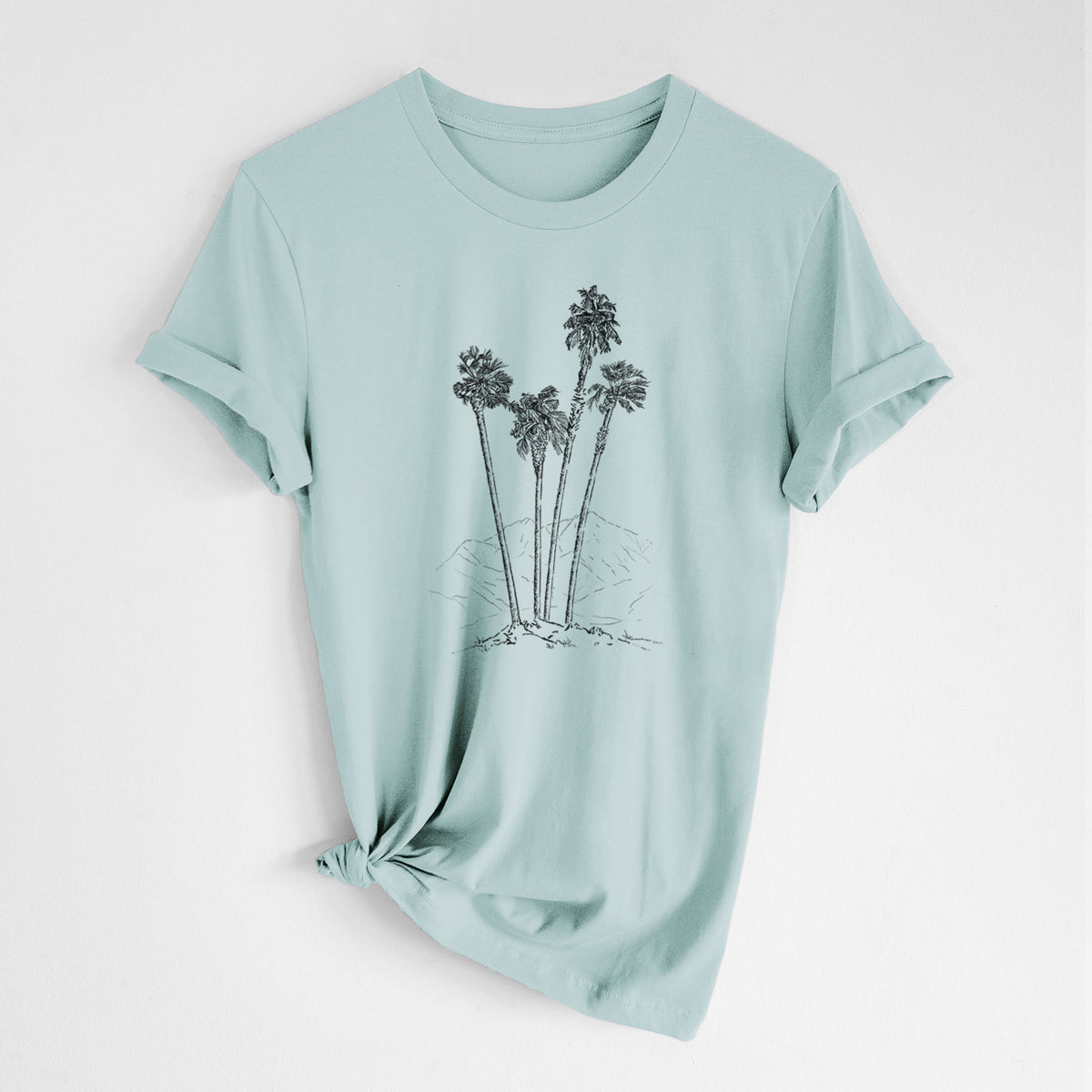 Desert Palms - Mexican Fan Palm - Washingtonia robusta - Lightweight 100% Cotton Unisex Crewneck