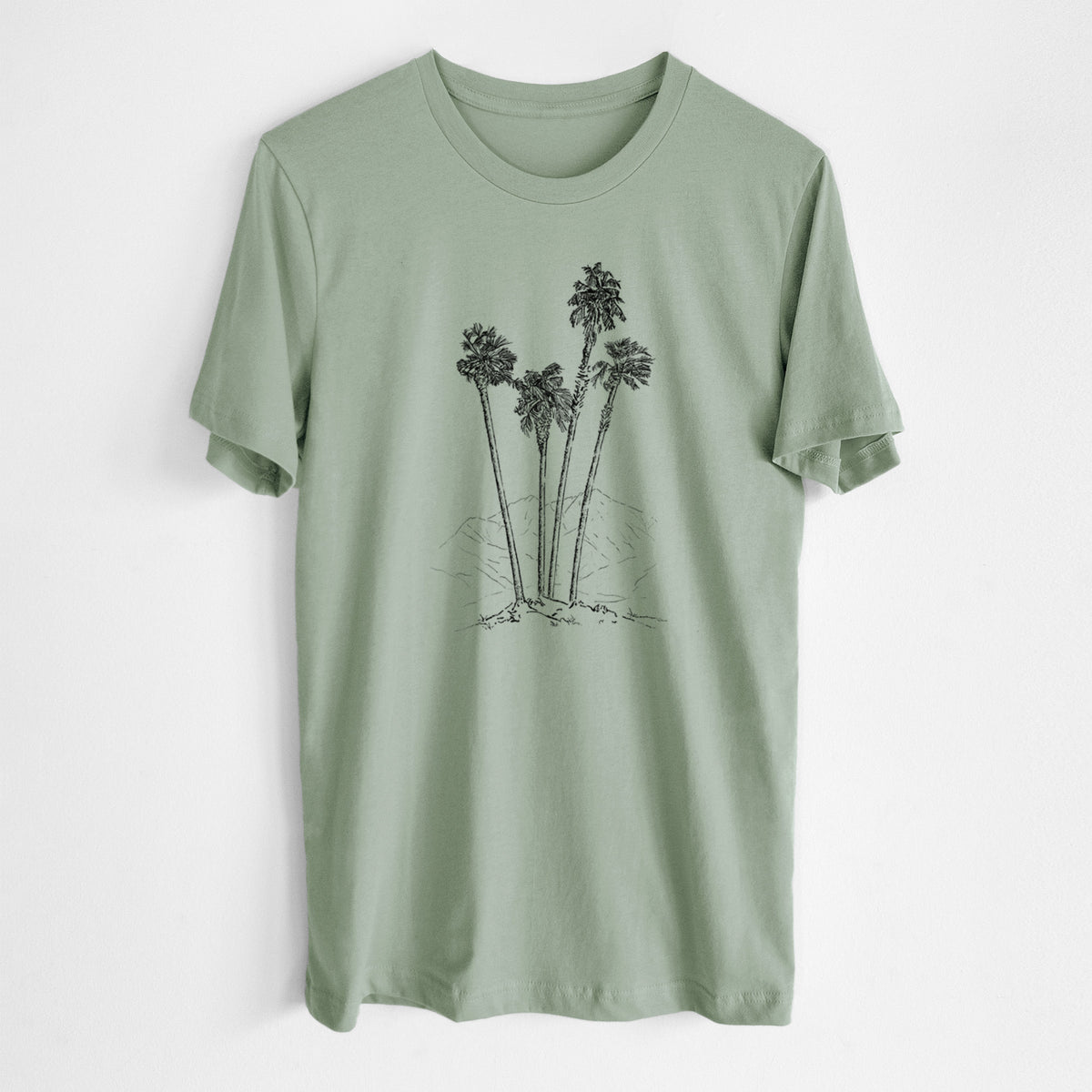 Desert Palms - Mexican Fan Palm - Washingtonia robusta - Lightweight 100% Cotton Unisex Crewneck