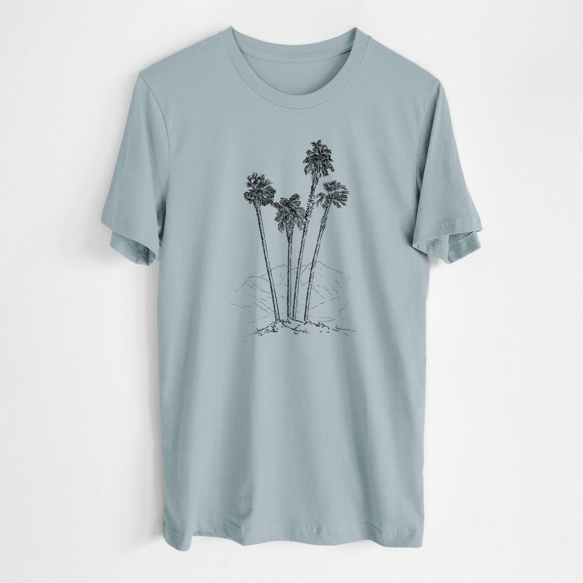 Desert Palms - Mexican Fan Palm - Washingtonia robusta - Lightweight 100% Cotton Unisex Crewneck