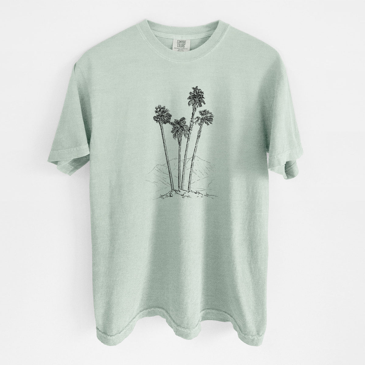 Desert Palms - Mexican Fan Palm - Washingtonia robusta - Unisex Comfort Colors Garment-Dyed Heavyweight T-shirt