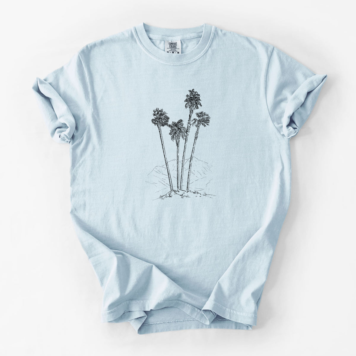 Desert Palms - Mexican Fan Palm - Washingtonia robusta - Unisex Comfort Colors Garment-Dyed Heavyweight T-shirt