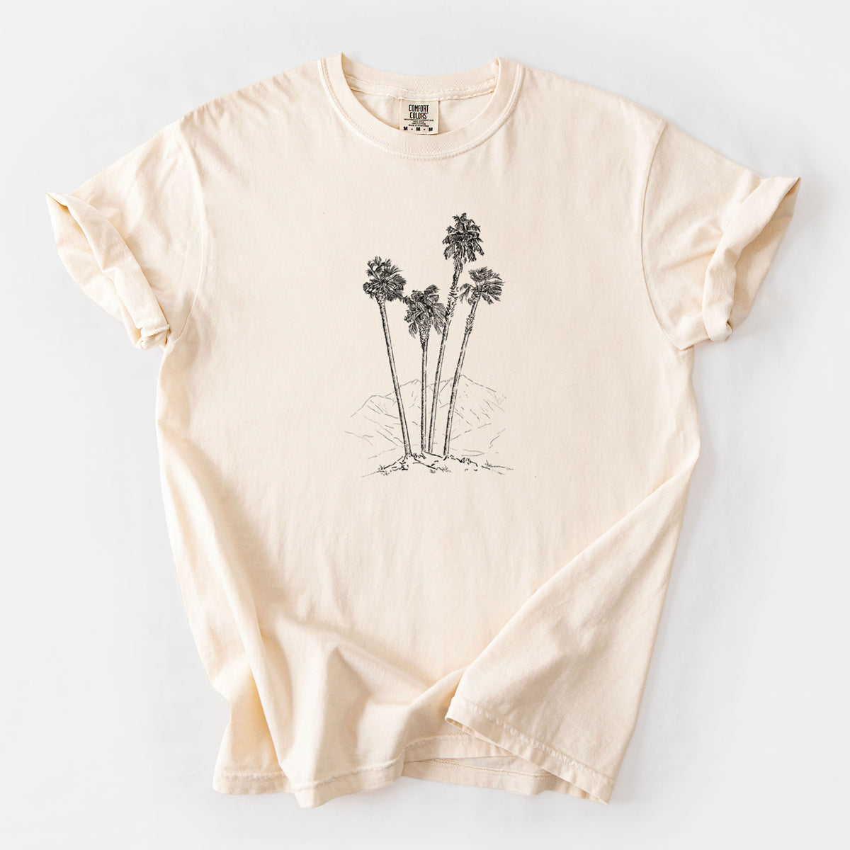 Desert Palms - Mexican Fan Palm - Washingtonia robusta - Unisex Comfort Colors Garment-Dyed Heavyweight T-shirt