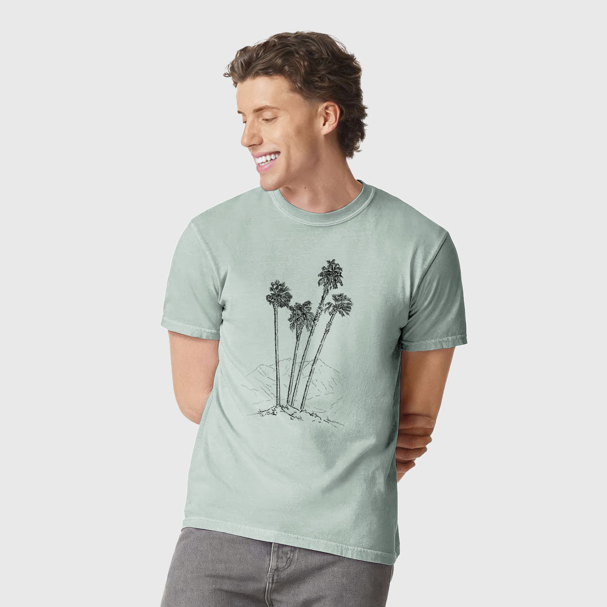Desert Palms - Mexican Fan Palm - Washingtonia robusta - Unisex Comfort Colors Garment-Dyed Heavyweight T-shirt