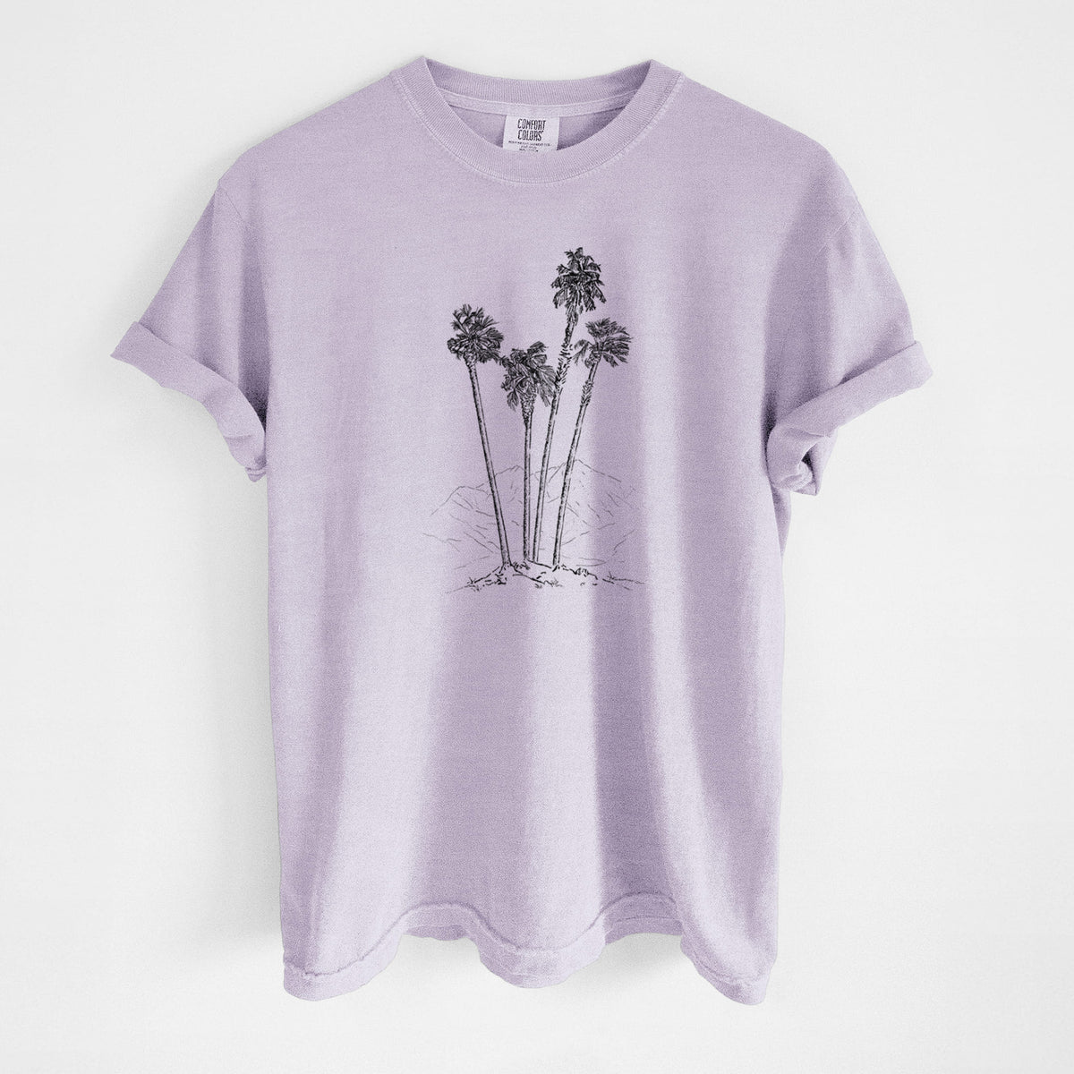 Desert Palms - Mexican Fan Palm - Washingtonia robusta - Unisex Comfort Colors Garment-Dyed Heavyweight T-shirt