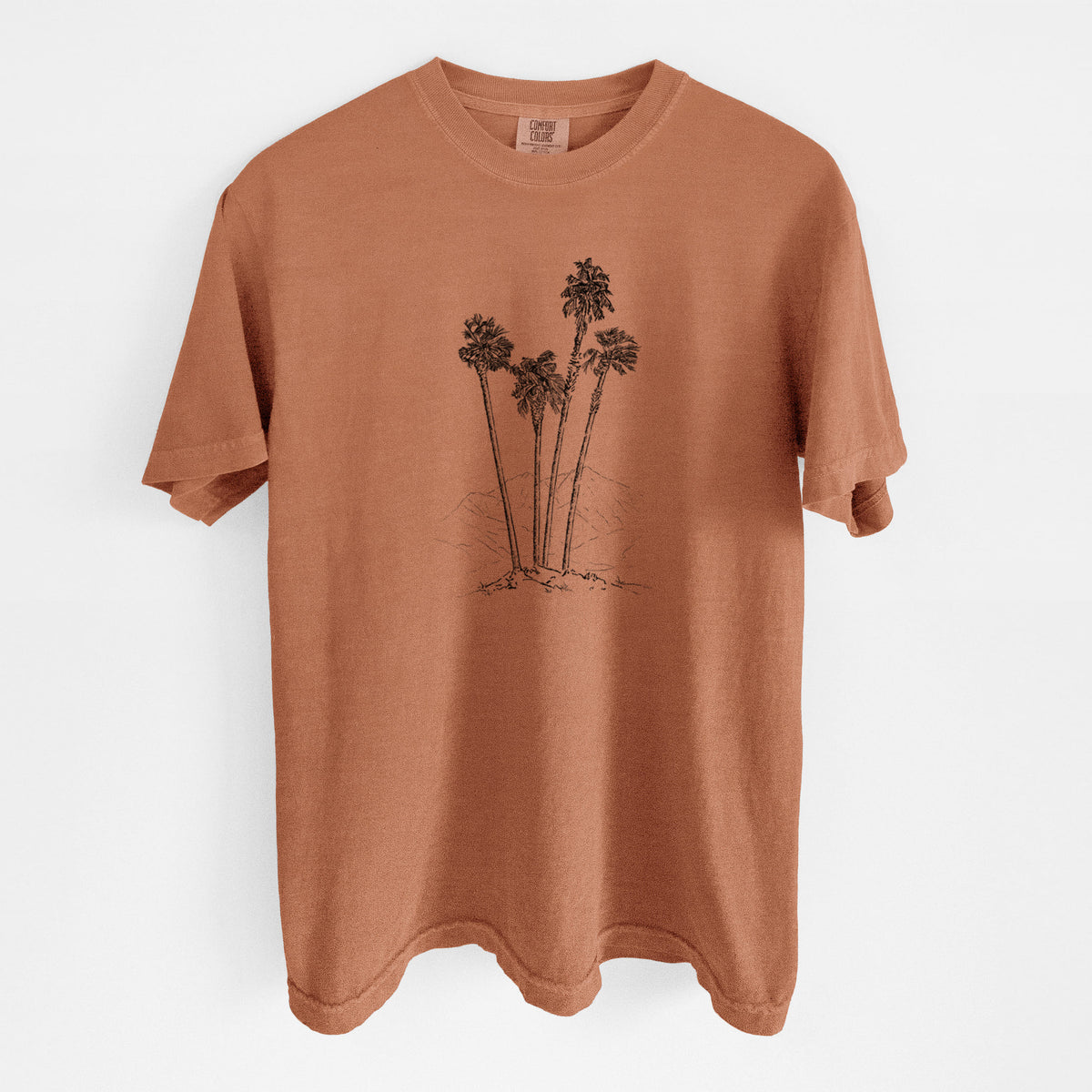 Desert Palms - Mexican Fan Palm - Washingtonia robusta - Unisex Comfort Colors Garment-Dyed Heavyweight T-shirt