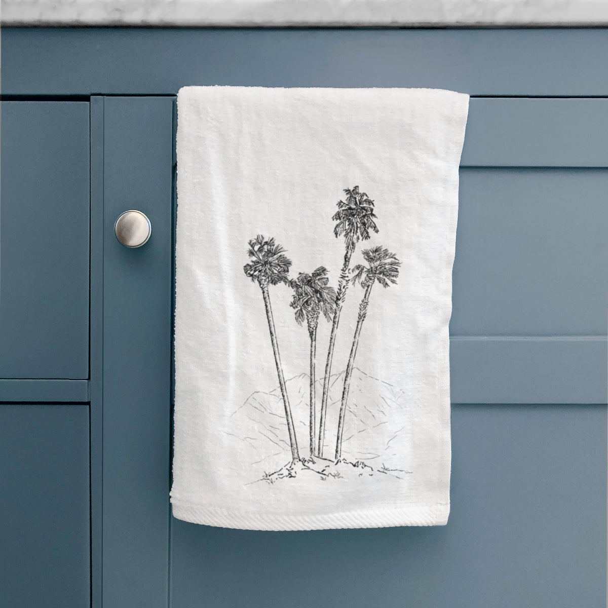 Desert Palms - Mexican Fan Palm - Washingtonia robusta Premium Decorative Hand Towel