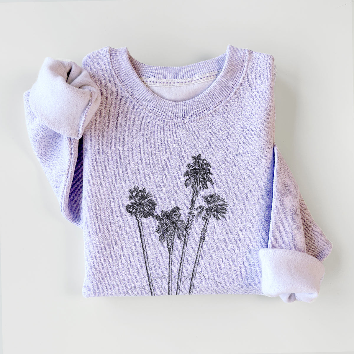 Desert Palms - Mexican Fan Palm - Washingtonia robusta - Knit Sweatshirt
