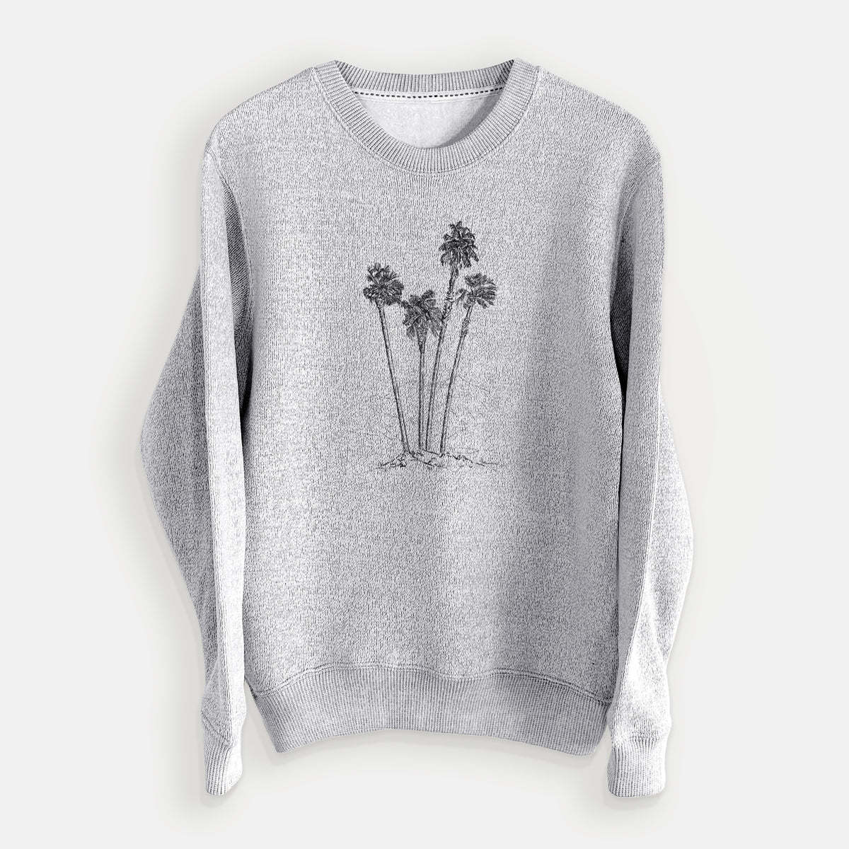 Desert Palms - Mexican Fan Palm - Washingtonia robusta - Knit Sweatshirt