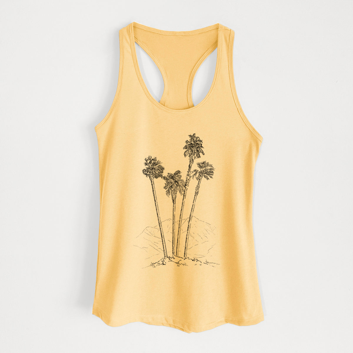 Desert Palms - Mexican Fan Palm - Washingtonia robusta - Women's Racerback Tanktop