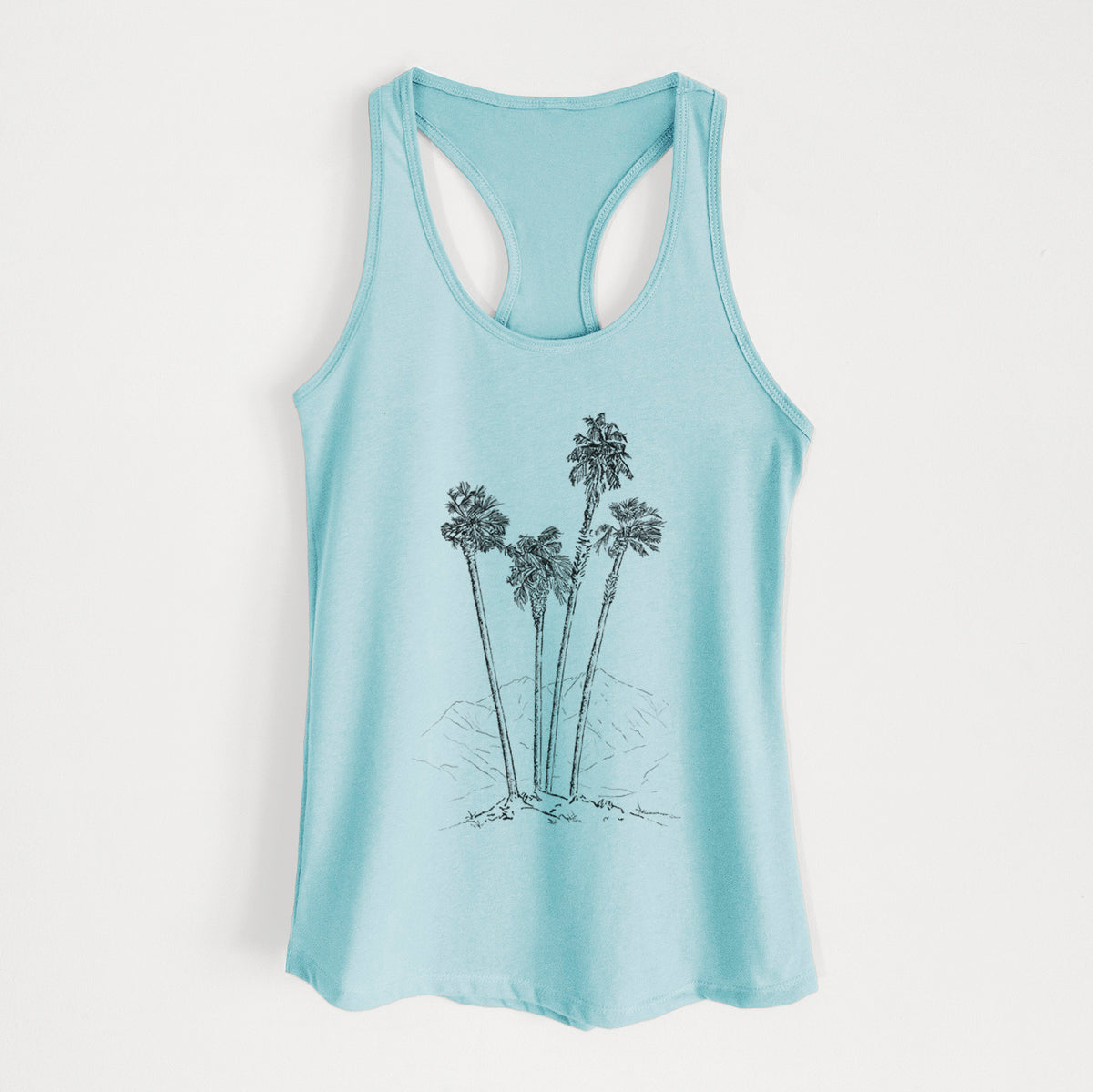 Desert Palms - Mexican Fan Palm - Washingtonia robusta - Women's Racerback Tanktop