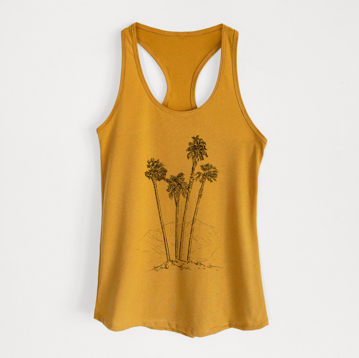 Desert Palms - Mexican Fan Palm - Washingtonia robusta - Women's Racerback Tanktop