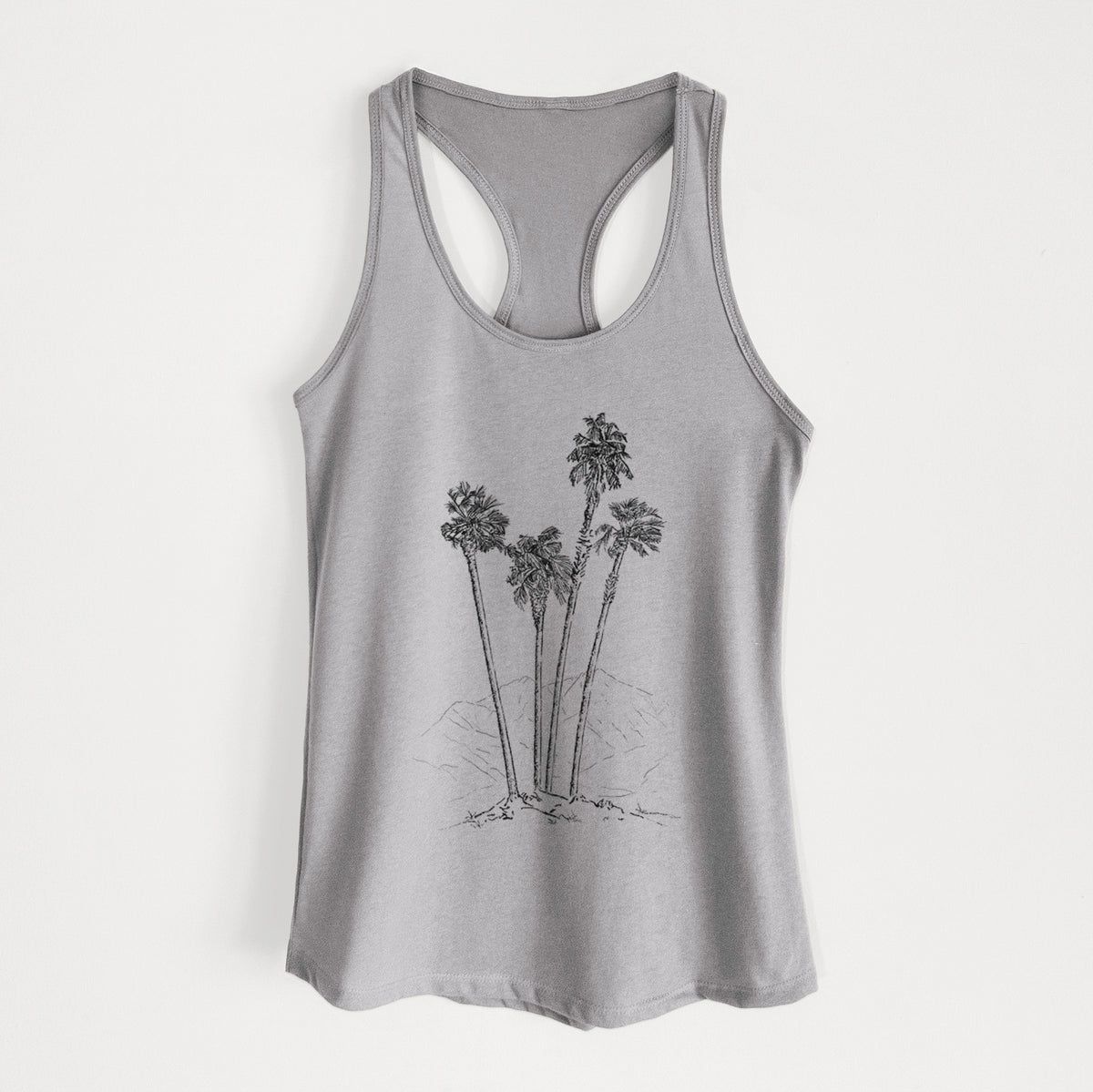 Desert Palms - Mexican Fan Palm - Washingtonia robusta - Women's Racerback Tanktop