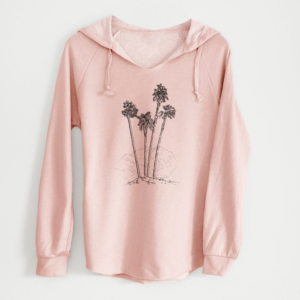 Desert Palms - Mexican Fan Palm - Washingtonia robusta - Cali Wave Hooded Sweatshirt