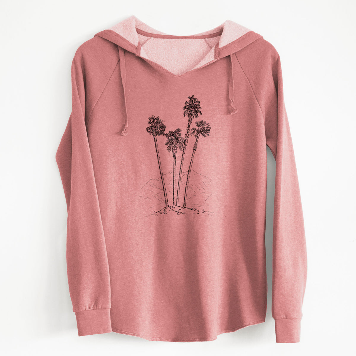 Desert Palms - Mexican Fan Palm - Washingtonia robusta - Cali Wave Hooded Sweatshirt