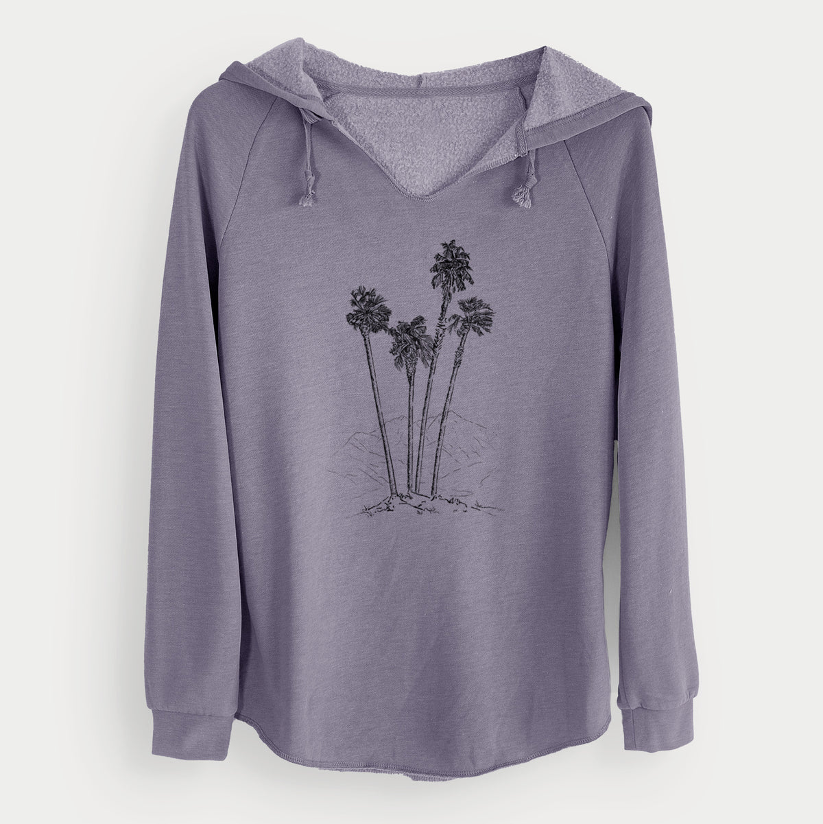 Desert Palms - Mexican Fan Palm - Washingtonia robusta - Cali Wave Hooded Sweatshirt