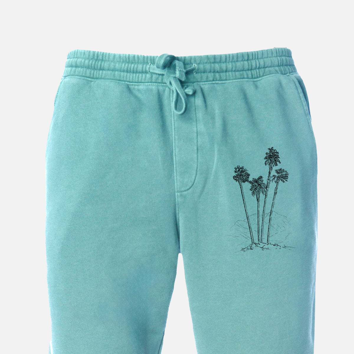 Desert Palms - Mexican Fan Palm - Washingtonia robusta - Unisex Pigment Dyed Sweatpants