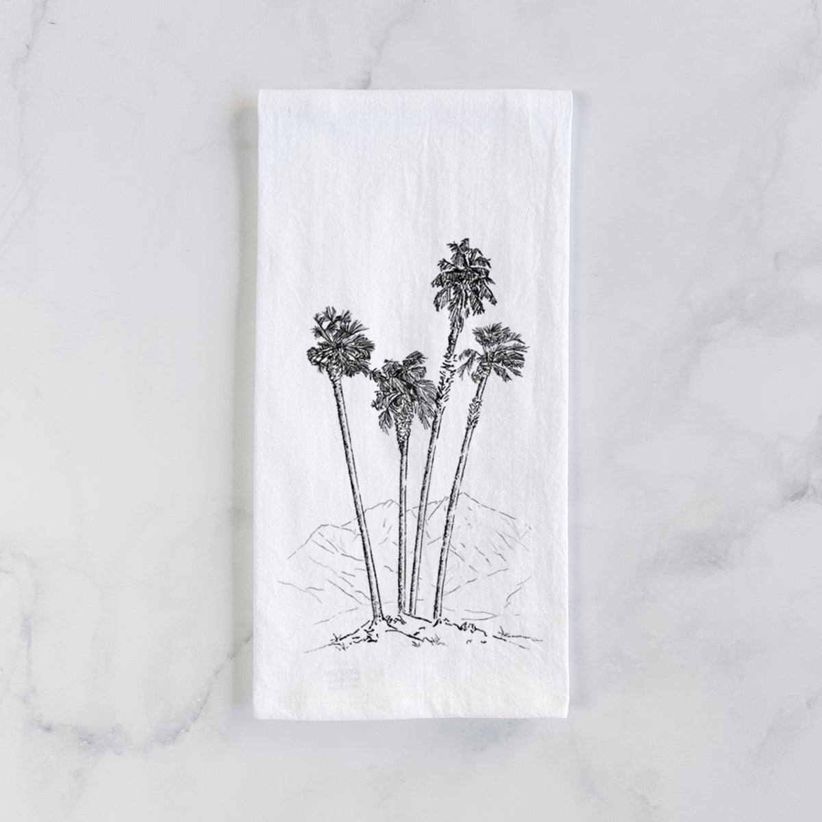 Desert Palms - Mexican Fan Palm - Washingtonia robusta Tea Towel
